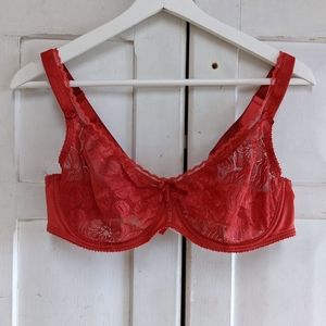 French luxury Empreinte Bra Red Size 34 D
